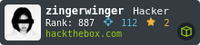 Hack The Box rank badge