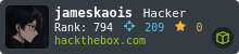 HackTheBox Badge