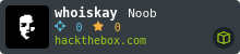Hack The Box rank badge