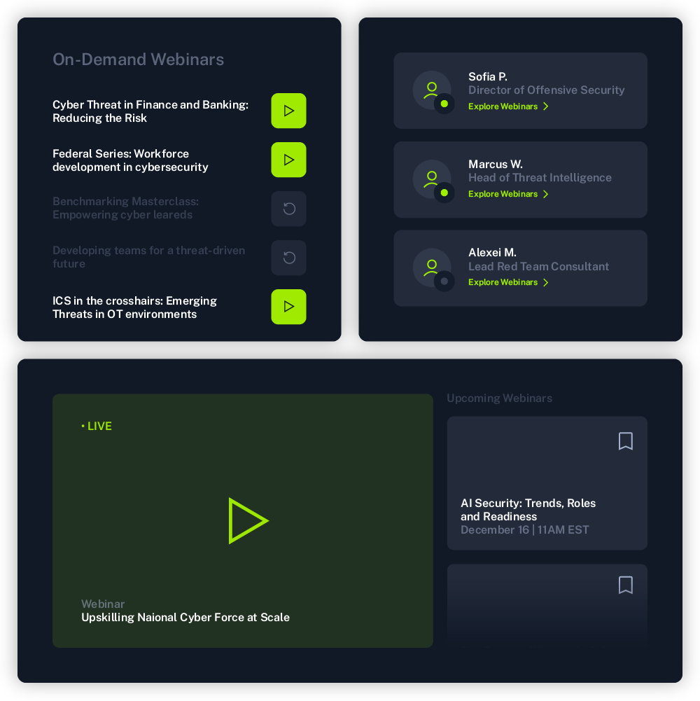 Government Landing Page - Expert-Led Training Workshops