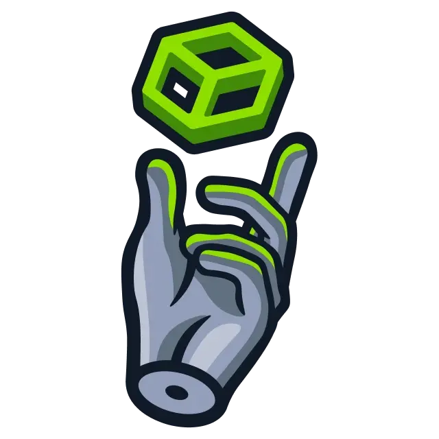hand-floating-cube