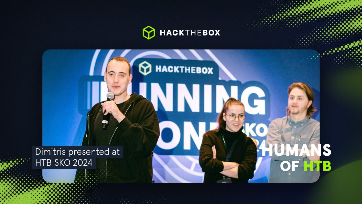 Dimitris presented at HTB SKO 2024.