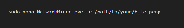 networkminer sudo