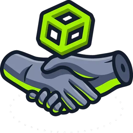 handshake-cube