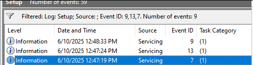 Event Logs