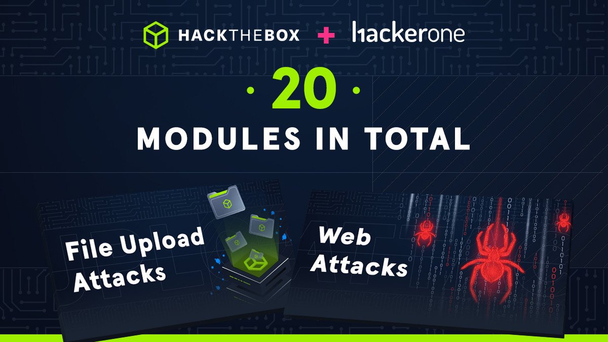 Bug Bounty Hunter Path Modules by HackerOne and Hack The Box