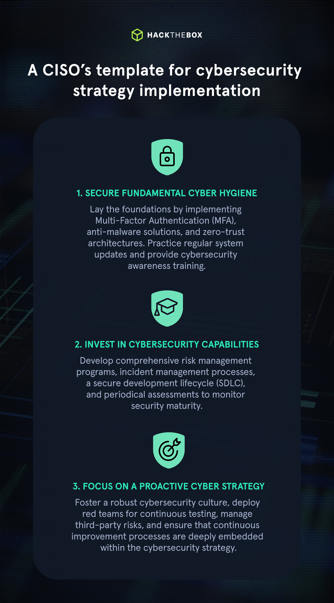 Security strategy implementation