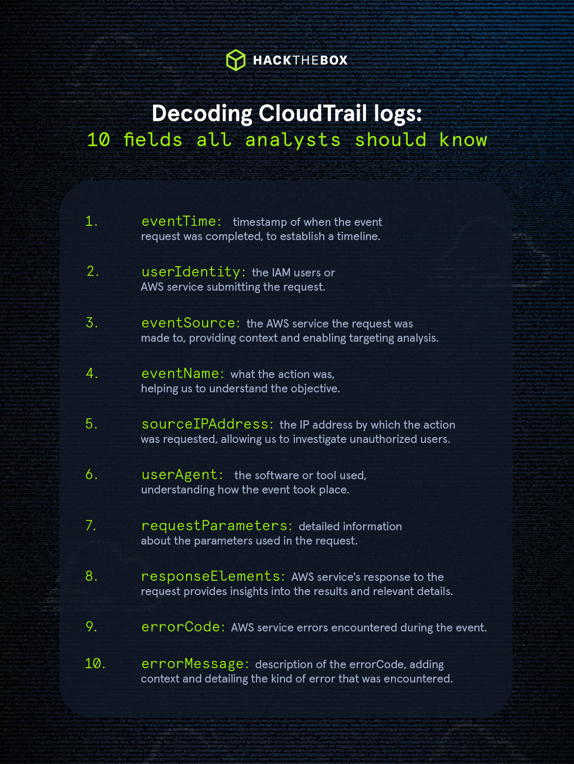 CloudTrail Log Structure