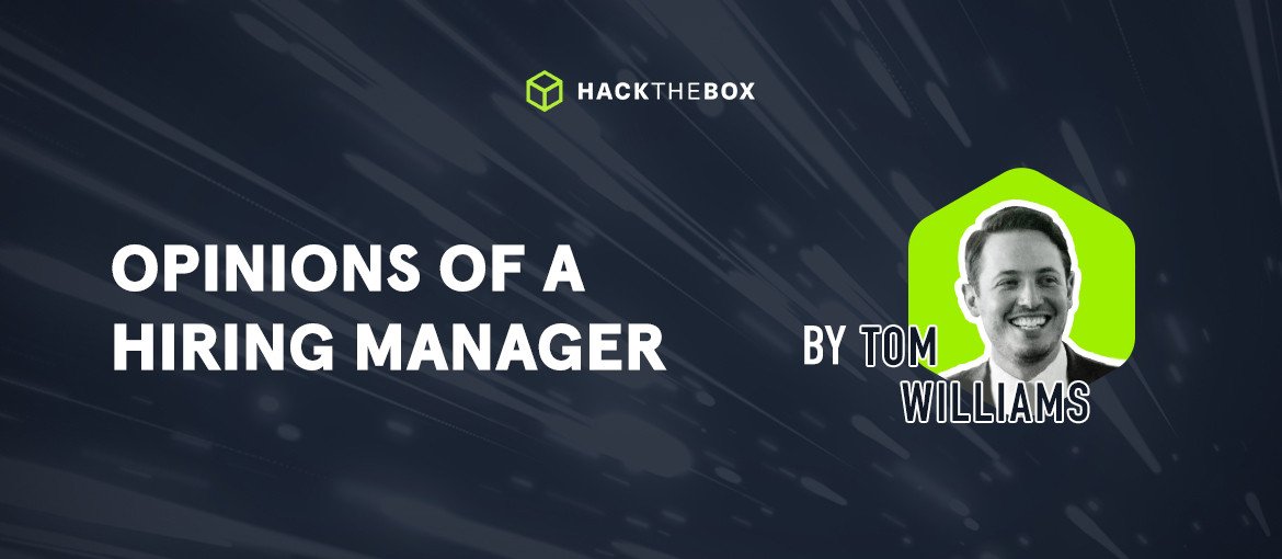 Hiring Manager - Tom Williams - Hack The Box