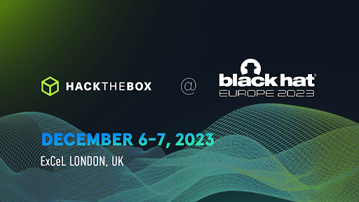 Hack The Box heads to Black Hat Europe 2023