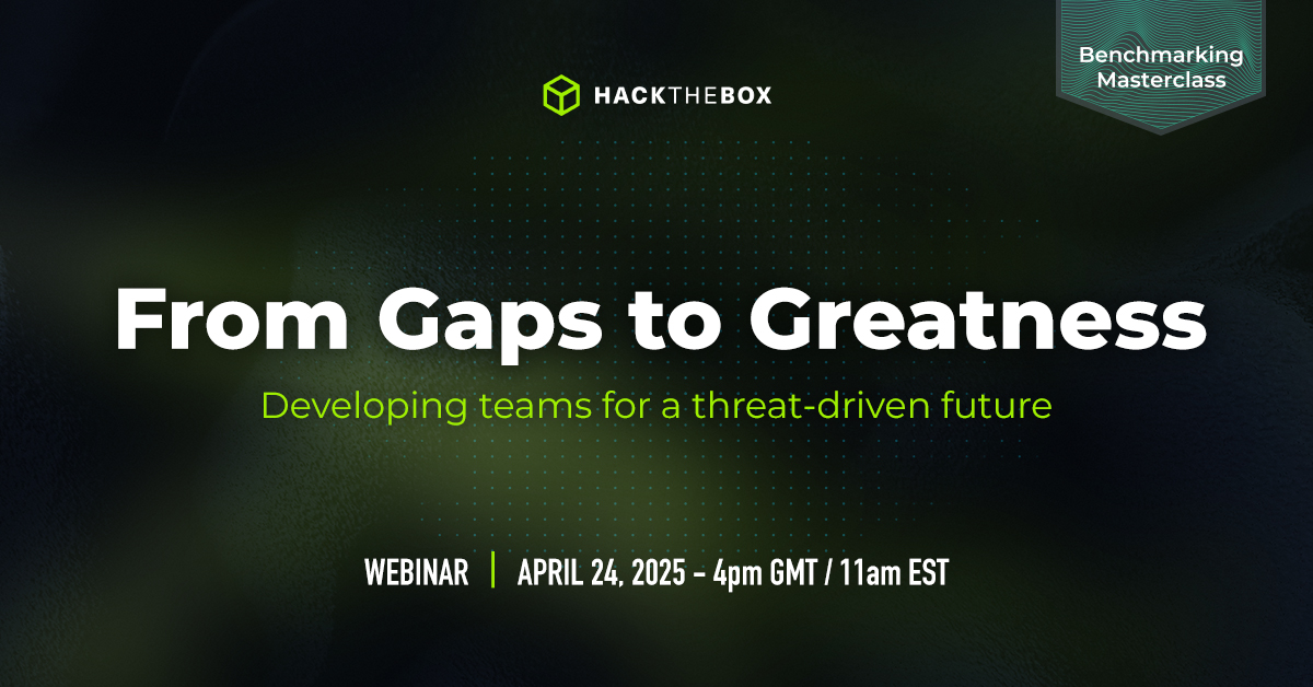 Benchmarking masterclass webinar series